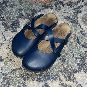 Criss Cross Birkenstock “Birkis” Boston Clogs